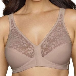 EXQUISITE FORM Womens Women's Front Close Posture Bra Size 46DD